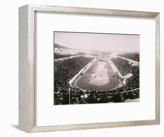 View of the first modern Olympic Games in Athens, 1896-Unknown-Framed Photographic Print