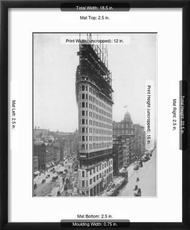 View Of The Flatiron Building Under Construction In New York City Photographic Print Art Com View Of The Flatiron Building Under Construction In New York City Photographic Print Art Com