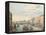 View of the Fontanka River in Saint Petersburg, 1820s-null-Framed Premier Image Canvas