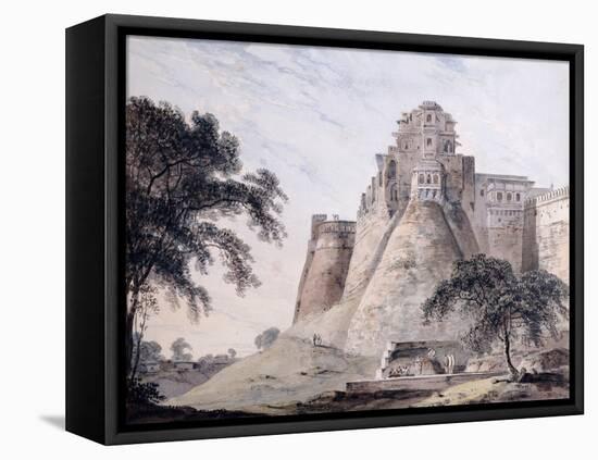 View of the Fort, Jaunpur, Uttar Pradesh-Thomas & William Daniell-Framed Premier Image Canvas