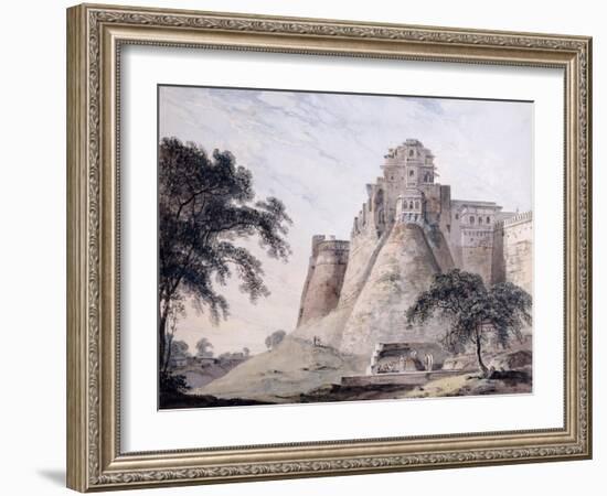 View of the Fort, Jaunpur, Uttar Pradesh-Thomas & William Daniell-Framed Giclee Print