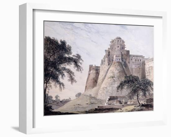 View of the Fort, Jaunpur, Uttar Pradesh-Thomas & William Daniell-Framed Giclee Print