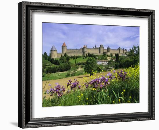 View of the Fortified City, Carcassonne, Unesco World Heritage Site, Languedoc, France, Europe-Gavin Hellier-Framed Photographic Print