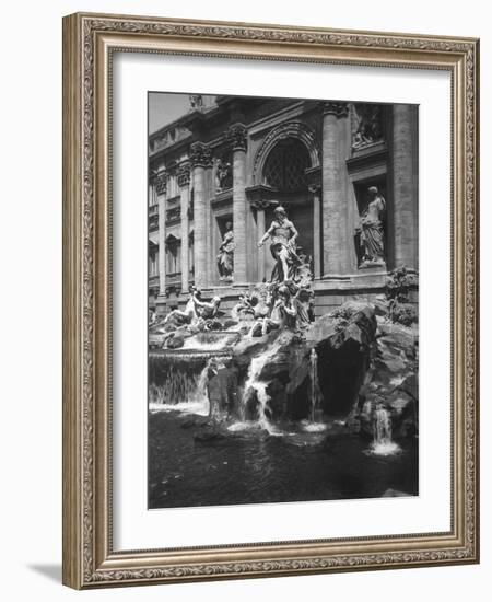 View of the Fountain of the Trevi-null-Framed Photographic Print