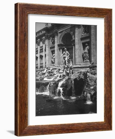 View of the Fountain of the Trevi-null-Framed Photographic Print