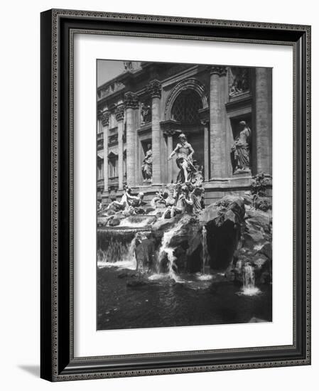 View of the Fountain of the Trevi-null-Framed Photographic Print