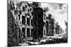 View of the Frigidarium at the Baths of Diocletian, from the 'Views of Rome' Series, C.1760-Giovanni Battista Piranesi-Mounted Giclee Print