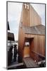 View of the Front Door and Facade of a Wooden Floating Home in Portage Bay, Seattle, Wa, 1971-Michael Rougier-Mounted Photographic Print
