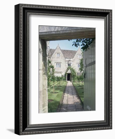 View of the front of Kelmscott Manor, Oxfordshire-Unknown-Framed Photographic Print