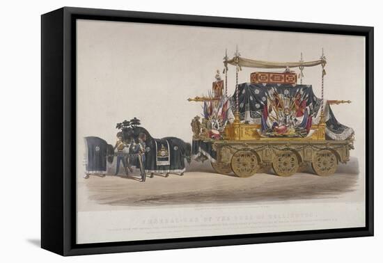 View of the Funeral Car of the Duke of Wellington, 1852-Richard Redgrave-Framed Premier Image Canvas