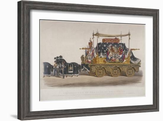 View of the Funeral Car of the Duke of Wellington, 1852-Richard Redgrave-Framed Giclee Print