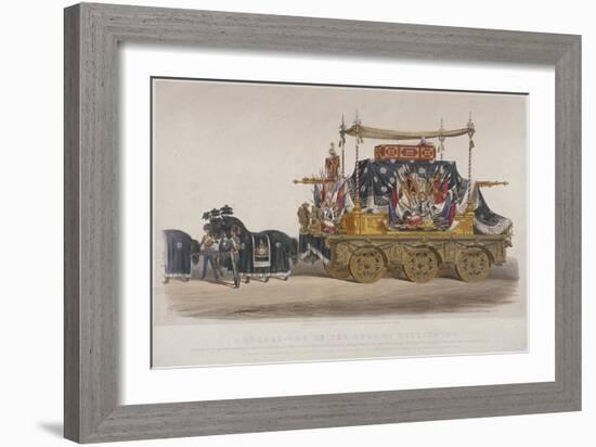 View of the Funeral Car of the Duke of Wellington, 1852-Richard Redgrave-Framed Giclee Print