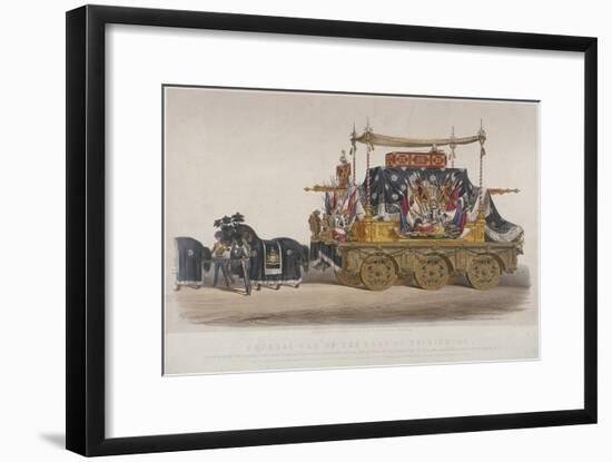 View of the Funeral Car of the Duke of Wellington, 1852-Richard Redgrave-Framed Giclee Print