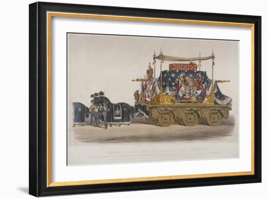 View of the Funeral Car of the Duke of Wellington, 1852-Richard Redgrave-Framed Giclee Print