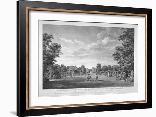 View of the Garden and Gardeners at Carlton House, London, C1760-W Woollett-Framed Giclee Print