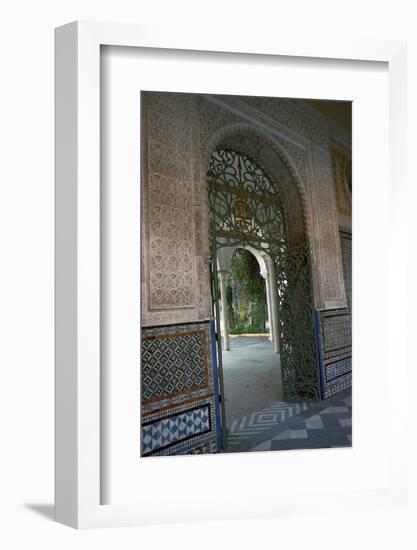 View of the garden of the Casa di Pilatos, 15th century. Artist: Unknown-Unknown-Framed Photographic Print