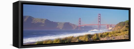 View of the Golden Gate Bridge, San Francisco, California, Usa-null-Framed Stretched Canvas