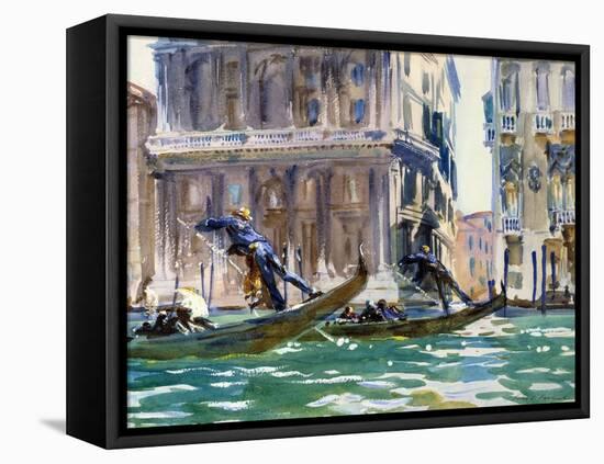 View of the Grand Canal in Venice by John Singer Sargent-null-Framed Premier Image Canvas