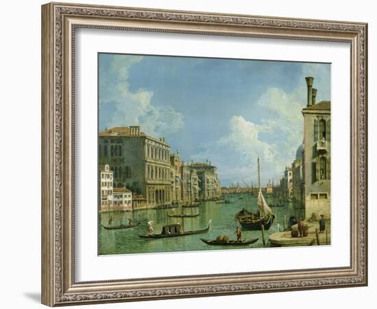 View of the Grand Canal-Canaletto-Framed Giclee Print