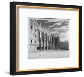 View of the Hall, Christ's Hospital, City of London, 1833-Henry Shaw-Framed Giclee Print