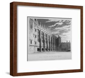 View of the Hall, Christ's Hospital, City of London, 1833-Henry Shaw-Framed Giclee Print