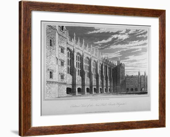 View of the Hall, Christ's Hospital, City of London, 1833-Henry Shaw-Framed Giclee Print