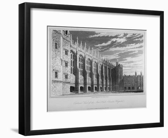 View of the Hall, Christ's Hospital, City of London, 1833-Henry Shaw-Framed Giclee Print