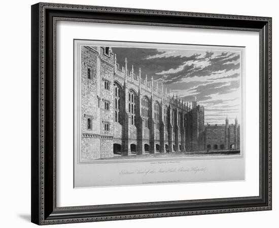 View of the Hall, Christ's Hospital, City of London, 1833-Henry Shaw-Framed Giclee Print