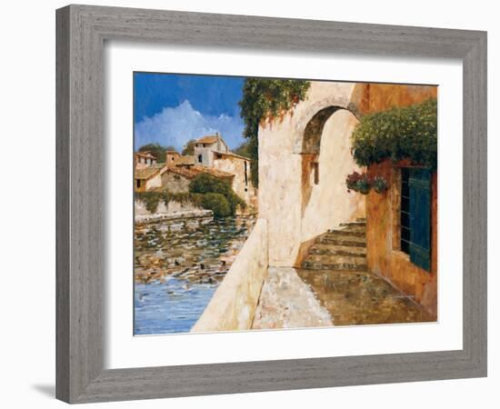 View of the Harbor-Gilles Archambault-Framed Art Print