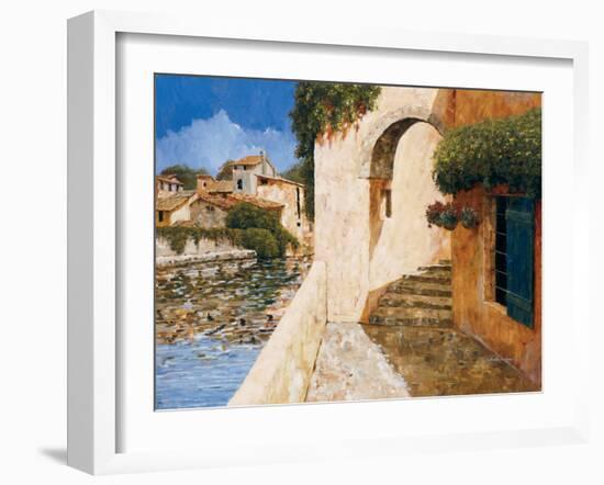 View of the Harbor-Gilles Archambault-Framed Art Print