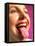 View of the Healthy Tongue of a Woman-Tek Image-Framed Premier Image Canvas