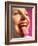 View of the Healthy Tongue of a Woman-Tek Image-Framed Photographic Print