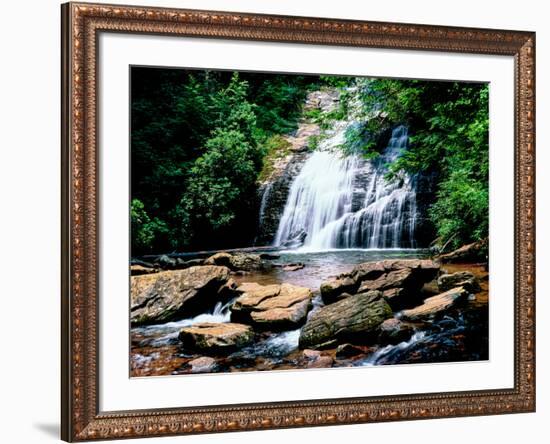 View of the Helton Creek Falls, Chattahoochee-Oconee National Forest, Georgia, USA-null-Framed Photographic Print