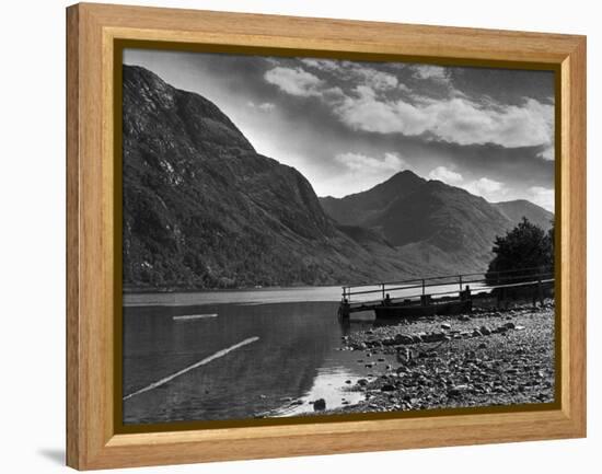 View of the hills overlooking Loch Shiel and the Glen 29/08/1946-Staff-Framed Premier Image Canvas