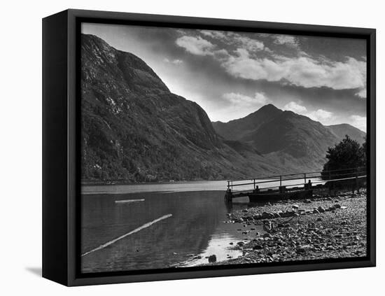 View of the hills overlooking Loch Shiel and the Glen 29/08/1946-Staff-Framed Premier Image Canvas