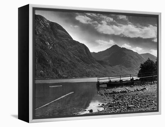 View of the hills overlooking Loch Shiel and the Glen 29/08/1946-Staff-Framed Premier Image Canvas