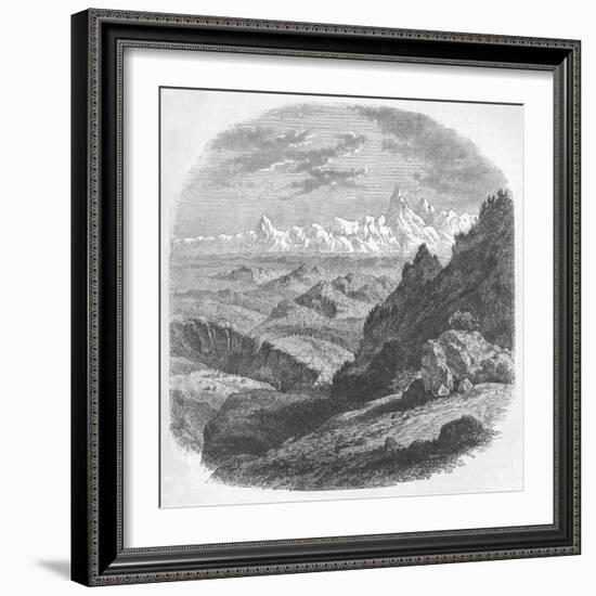 'View of the Himalayan Range', c1880-Unknown-Framed Giclee Print