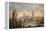 View of the Houses of Parliament from the River Thames-Richard Willis-Framed Premier Image Canvas