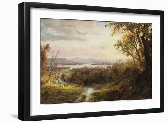 View of the Hudson, 1883-Frederic Edwin Church-Framed Giclee Print