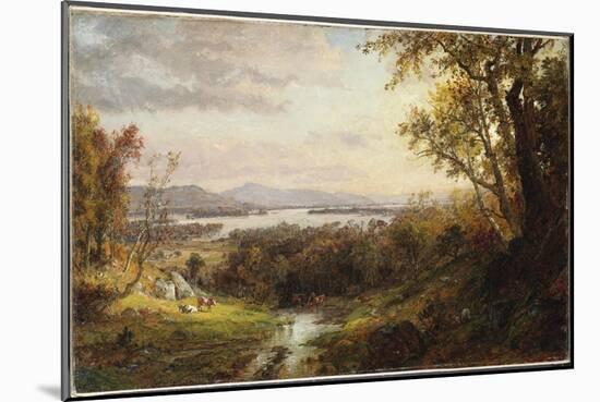 View of the Hudson, 1883-Jasper Francis Cropsey-Mounted Giclee Print