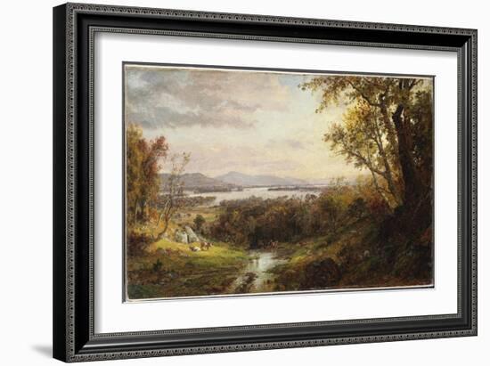 View of the Hudson, 1883-Jasper Francis Cropsey-Framed Giclee Print