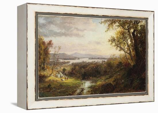 View of the Hudson, 1883-Jasper Francis Cropsey-Framed Premier Image Canvas