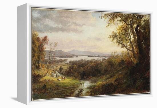 View of the Hudson, 1883-Jasper Francis Cropsey-Framed Premier Image Canvas