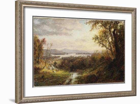 View of the Hudson, 1883-Jasper Francis Cropsey-Framed Giclee Print