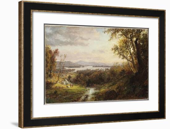 View of the Hudson, 1883-Jasper Francis Cropsey-Framed Giclee Print