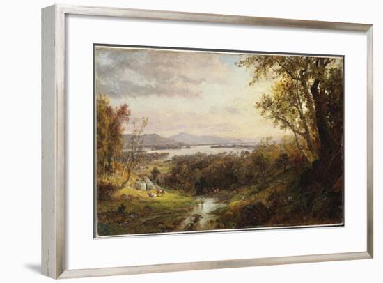 View of the Hudson, 1883-Jasper Francis Cropsey-Framed Giclee Print