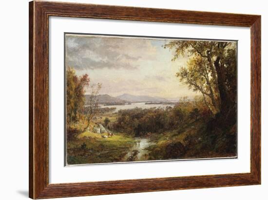 View of the Hudson, 1883-Jasper Francis Cropsey-Framed Giclee Print