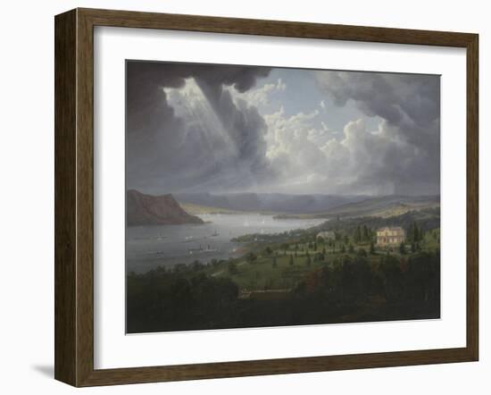 View of the Hudson River from Tarrytown Heights-Robert The Younger Havell-Framed Giclee Print