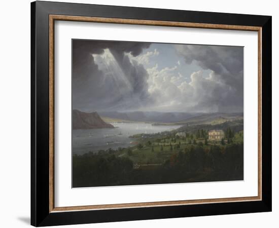 View of the Hudson River from Tarrytown Heights-Robert The Younger Havell-Framed Giclee Print