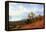 View of the Hudson River Valley-Albert Bierstadt-Framed Stretched Canvas